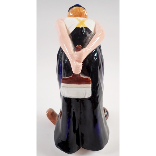 46 - A Royal Doulton clown figure Tip-Toe HN 3293 modelled by Adrian Hughes, 22cm tall