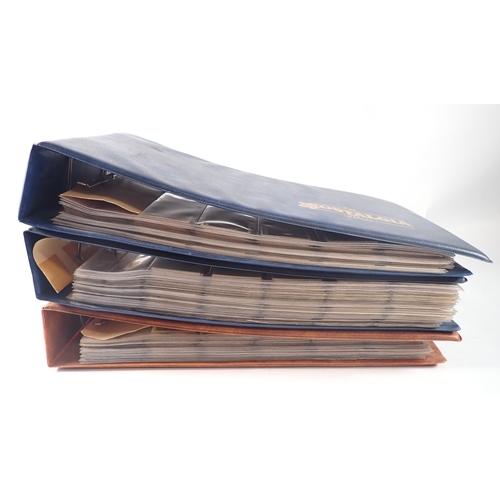649 - Three albums of complete sets of cigarette cards including Wills, Players, Ogdens etc.