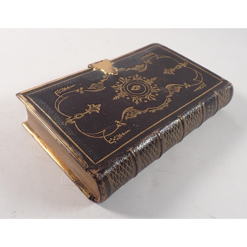 651 - The Book of Common Prayer, London 1843 printed by George E Eyre and Andrew Spottiswoode with tooled ... 