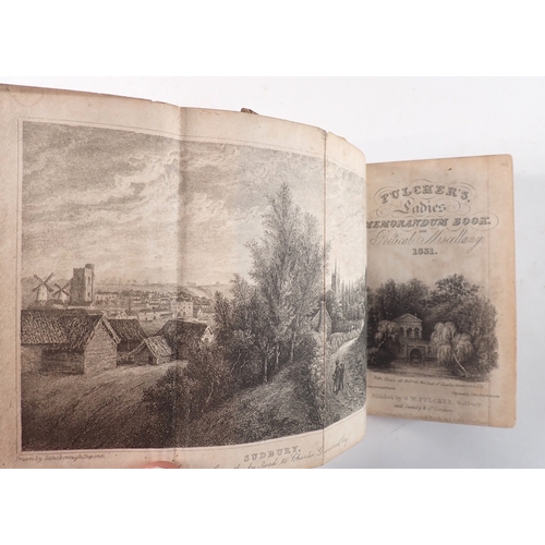 683 - The Fulchers Ladies Memorandum book 1831 together with other miniature books