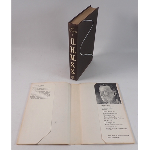 689 - James Bond - On Her Majesty's Secret Service first edition book by Ian Fleming 1963 in original dust... 