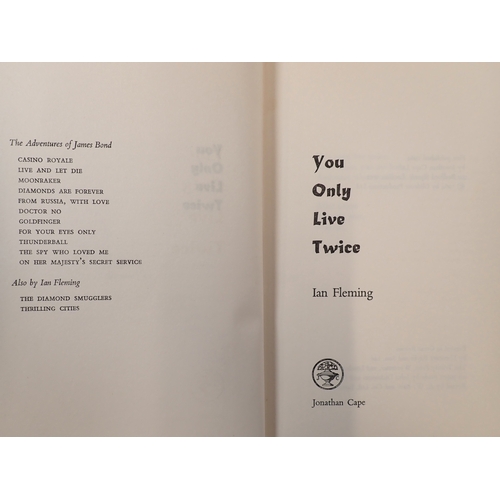 690 - James Bond - You Only Live Twice first edition hardback book by Ian Fleming 1964 in dust jacket, Ex ... 