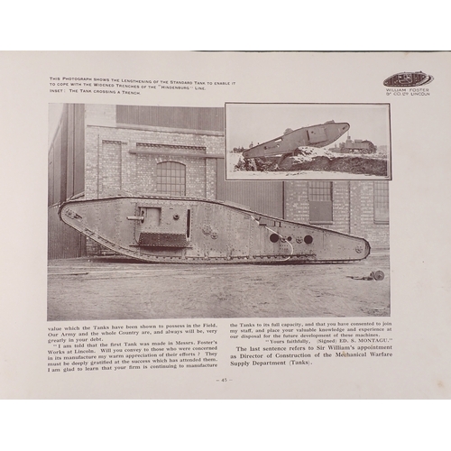 691 - The Tank its Birth and Development by William Foster & Co. Ltd, Lincoln