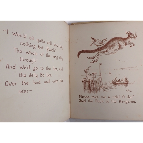 693 - The Owl and the Pussy Cat and The Duck and the Kangaroo by Edward Lear, illustrated by William Foste... 