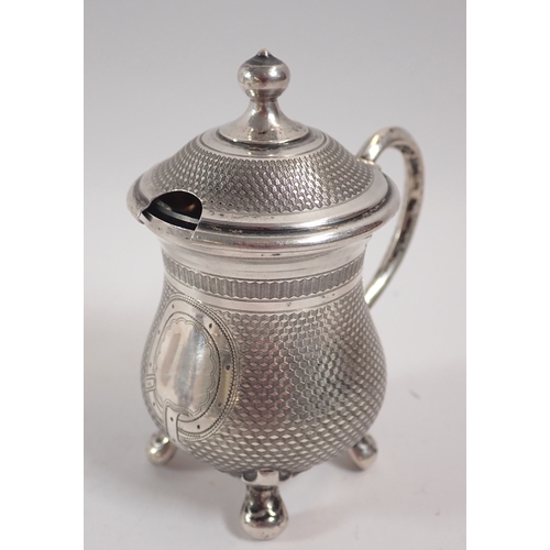 233 - A collection of white metal items