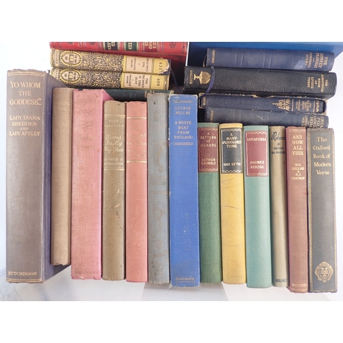 600 - A collection of literary books including The Silent World, J Y Cousteau, Stories from the Fairie Que... 