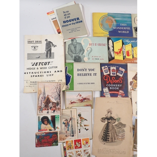 609 - A box of ephemera, telephone cards, tickets etc.