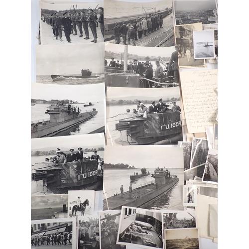 610 - A collection of military interest photographs, negatives from C.O.T.S office Alexandria etc