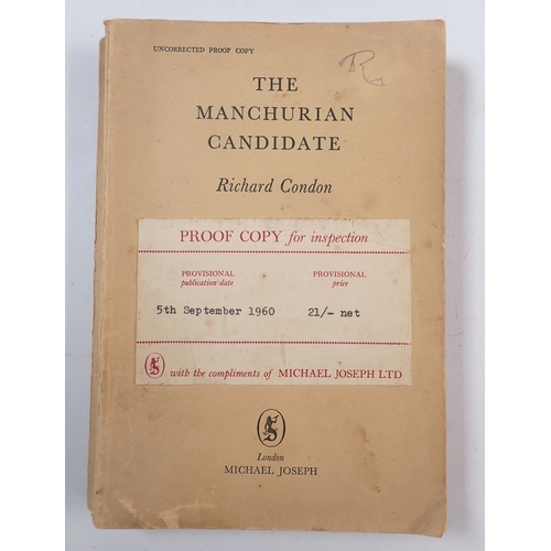 612 - A collection of nine proof copies including The Mancunian Candidate, The Leaping Hare etc.