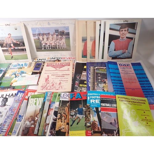 618 - A group of sporting ephemera including football and rugby programmes, FA Cup final 1982 Queens Park ... 