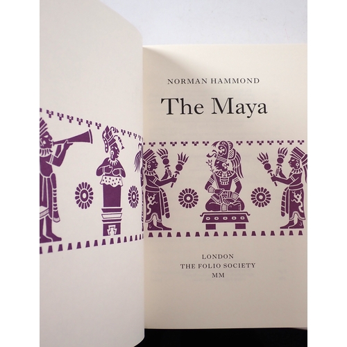 622 - A set of six Folio Society books on Ancient Civilisations including The Aztecs, The Babylonians, The... 
