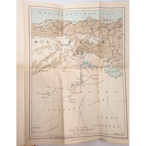 633 - A Search for The Masked Tawareks by W J Harding King published by Smith Elder 1908 with folding map