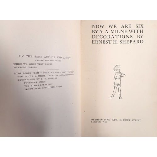 637 - Now We Are Six by A A Milne with decorations by Ernest H Shepard, first edition 1927