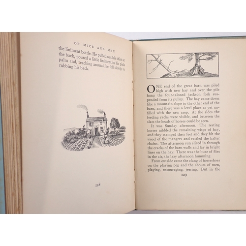 642 - Of Mice and Men by John Steinbeck, first edition 1937, dust jacket slightly stuck to back of book