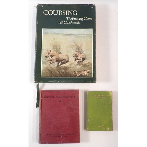 647 - The Standfast Sporting Library - Coursing The Pursuit of Game with Gazehounds 1976 plus Poultrymen's... 