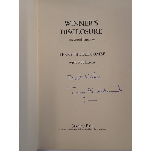 656 - A group of sport related books including Winners Disclosure by Terry Biddlecombe - signed, This Game... 