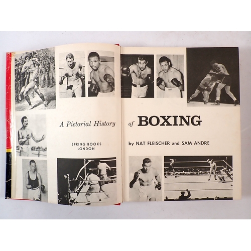 657 - A Pictorial History of Boxing by Nat Fleischer and Sam Andre 1959