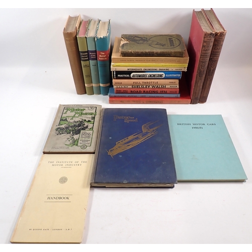 658 - A collection of motor racing books including Road Racing 1936, Foulis, Motor Racing by S.C.H Davies