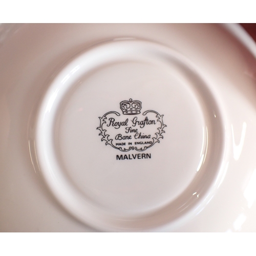 7 - A Royal Grafton Malvern tea service comprising six cups and nine saucers, six tea plates, sugar and ... 