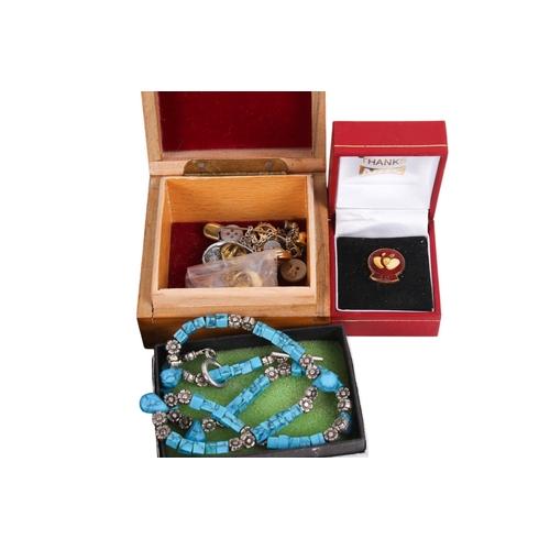 233 - A group of costume jewellery. Including necklaces, pendants, bracelets, various materials and colour... 