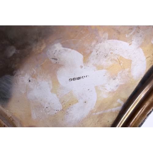 41 - An early 20th century silver plated epergne. With four removeable tapered vases on scroll supports, ... 