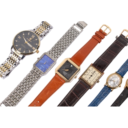 271 - Ten assorted wristwatches. Including Citizen, Ravel, Limit, etc, some AF.