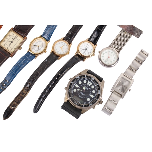 271 - Ten assorted wristwatches. Including Citizen, Ravel, Limit, etc, some AF.
