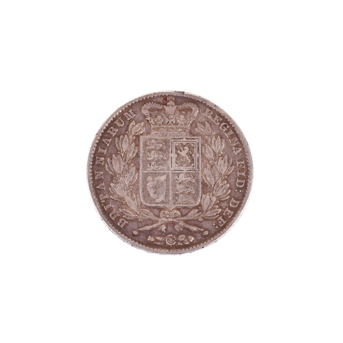 64 - A 1844 crown coin.