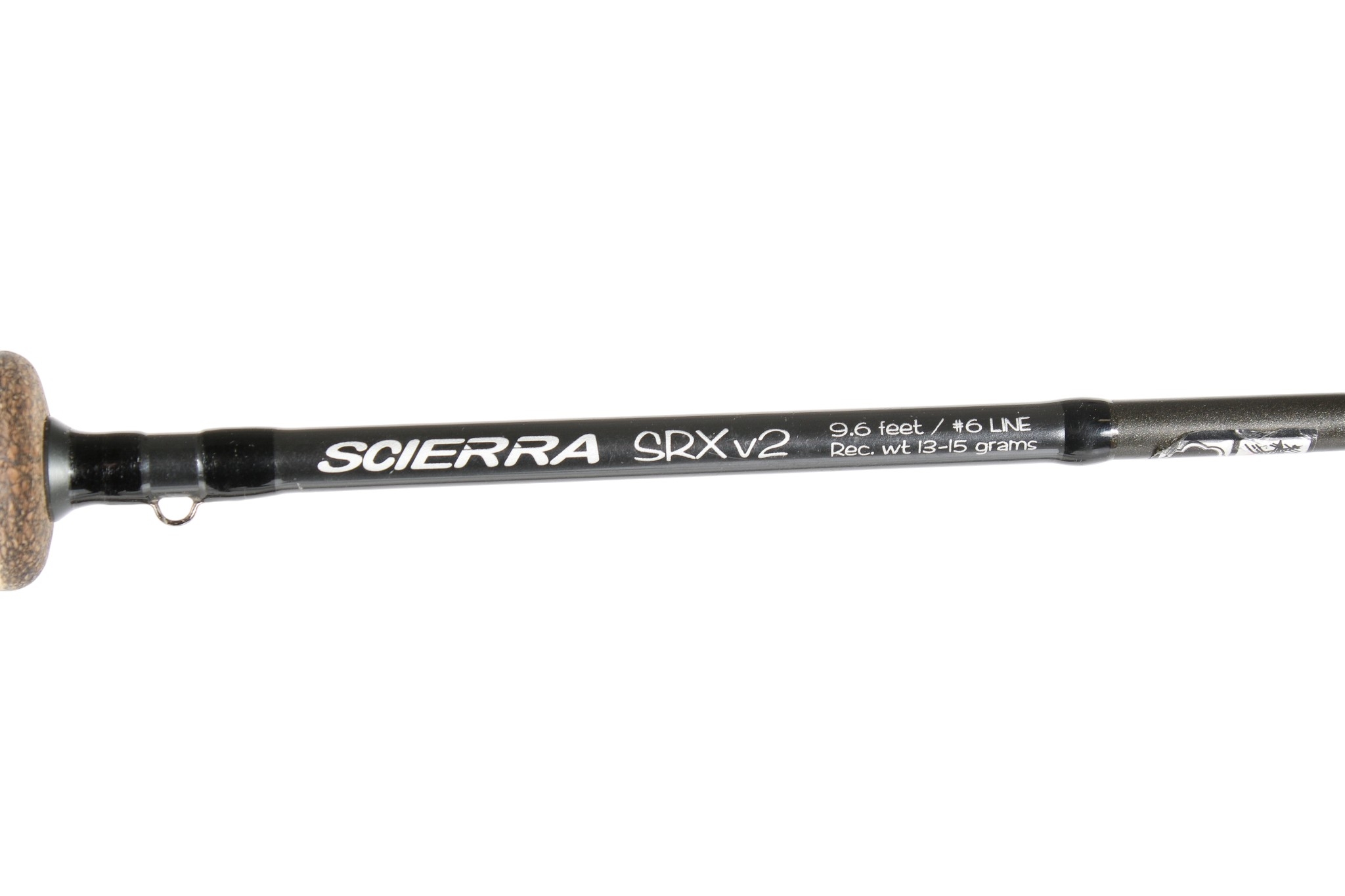 A Scierra fly fishing rod, SRXv2. 9'6'', #6, 4-piece in correct hard ...