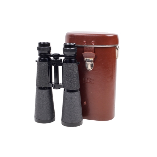 125 - A pair of Hensoldt Dialyt 10 x 50 binoculars. Serial number 829410. Lenses G/VG, focuses well at nea... 