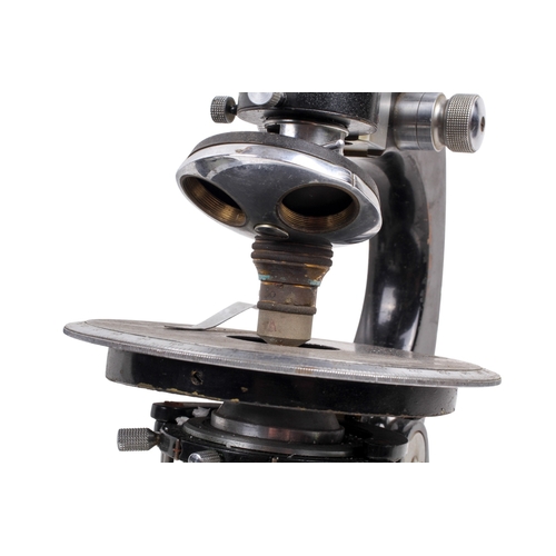 139 - Two C.Baker London microscopes. To include a monocular example. Serial number C0039. With three obje... 
