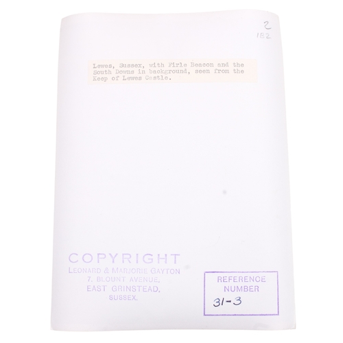 82 - Leonard and Margery Gayton: A large photographic archive of silver gelatin prints, depicting scenes ... 