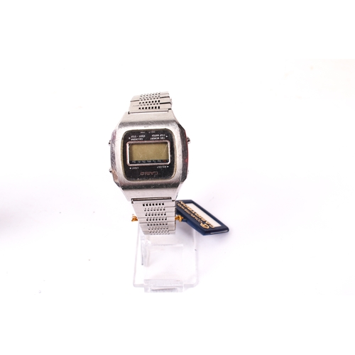 391 - Two Casio stainless steel digital wristwatches. Comprising a 103/A201 'Blue Thunder' (no LCD bleed),... 