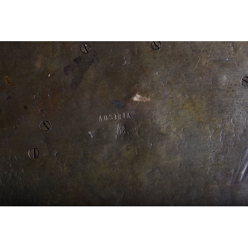 506 - A Bergman Austrian cold painted bronze figural group. Modelled as three figures rolling dice, seated... 