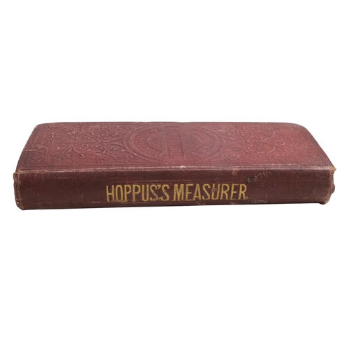 280 - Two antique books. Including a 19th century family Bible and Hoppus's Practical measurer.