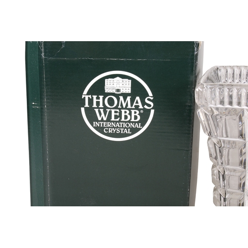 363 - Four items of glassware. Including a Thomas Webb Renaissance crystal decanters with stopper, boxed a... 