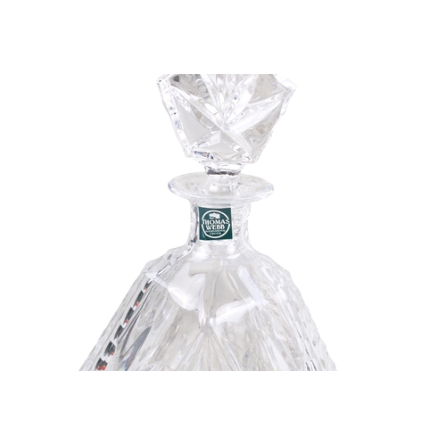 363 - Four items of glassware. Including a Thomas Webb Renaissance crystal decanters with stopper, boxed a... 