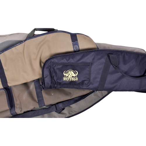 183 - Five gun bags. Including a Buffalo Carry Pro II Gunbag, with the original tag, a David Nickerson bag... 