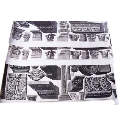 602 - A collection of prints depicting architectural components. Including columns, ancient Greek and Roma... 