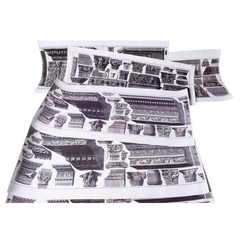 602 - A collection of prints depicting architectural components. Including columns, ancient Greek and Roma... 