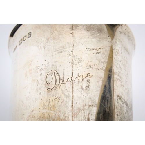 13 - An early 20th century silver beaker. Of lightly tapered form, decorated with  The National Rifle Ass... 