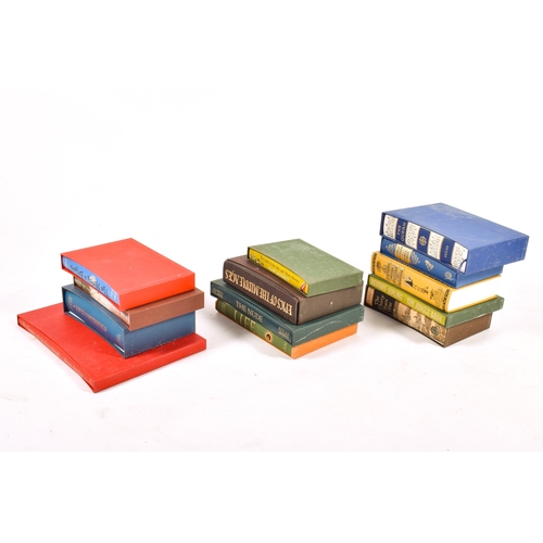 268 - A collection of assorted Folio Society books. Including T E Lawrence Seven Pillars of Wisdom (no sli... 