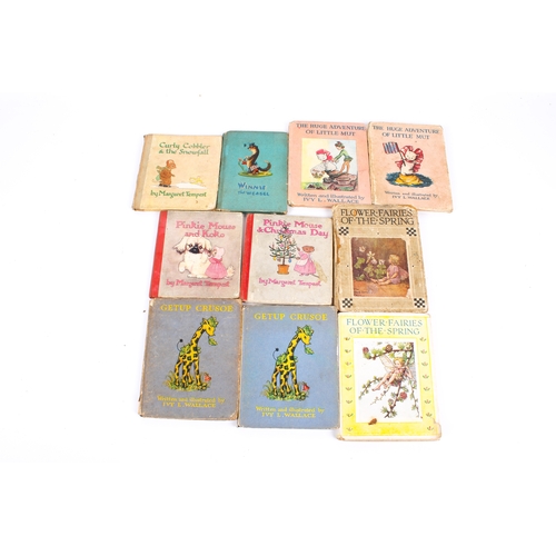 36 - Collection of assorted vintage children's nursery books. Including Cicely Mary Barker - Flower Fairi... 