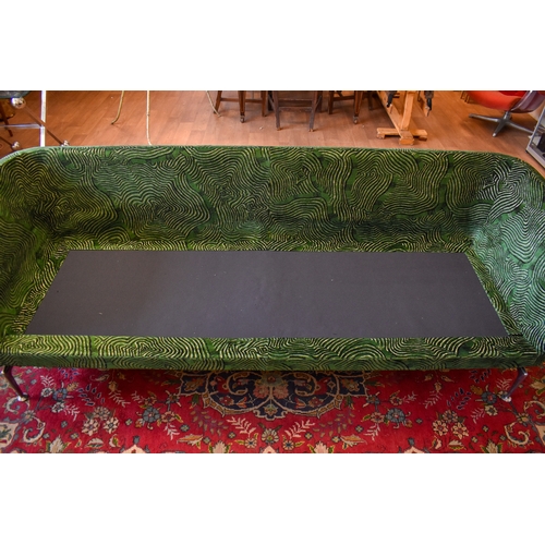 28 - A Vitra 'Suita' 3 seater sofa designed by Antonio Citterio. Later re-upholstered in green Pierre Fre... 