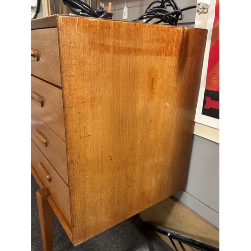 26 - A large Danish mid-20th century teak sideboard. Double and single cupboard sections with shelved int... 