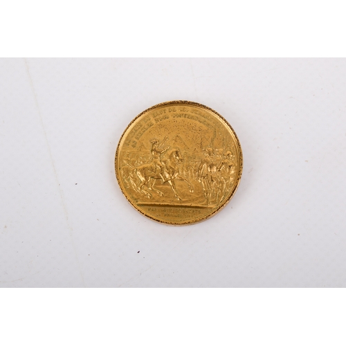 36 - A French First Republic, Napoleon Bonaparte, The Battle of the Pyramids medal. Dated 1798, restrike,... 