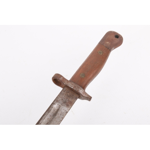 47 - A 1907 pattern Lee Enfield bayonet by Sanderson. Markings to the blade, L55cm.