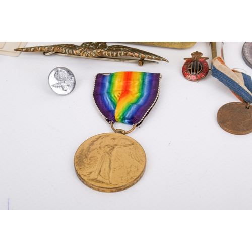 7 - A Princess Mary Christmas 1914 tin, medals and other related items. Including the original printed g... 
