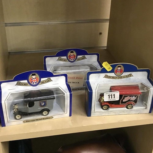 111 - OXFORD DIECAST CARS