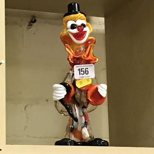 156 - MURANO GLASS CLOWN FIGURE